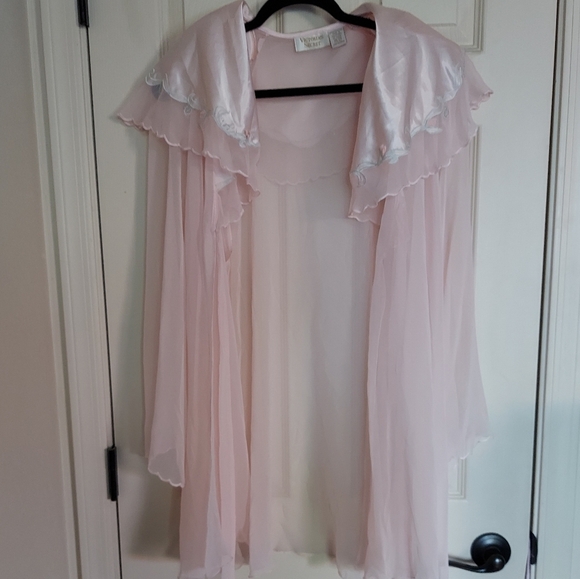 Victoria's Secret Other - Vintage Victoria Secret Sheer Pink Robe